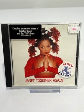 🤯5 for $20🤯 Janet Jackson “Together Again” CD Single [R&B Pop]